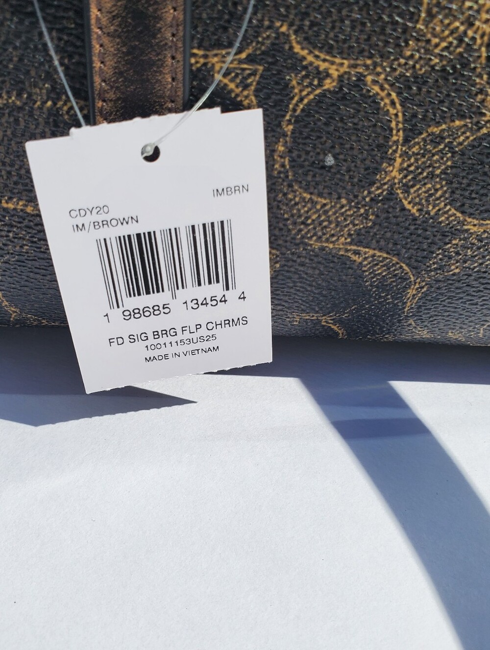 NWT Coach Bridget Flap Shoulder Bag in Loved Signature canvas leather - Picture 4 of 10